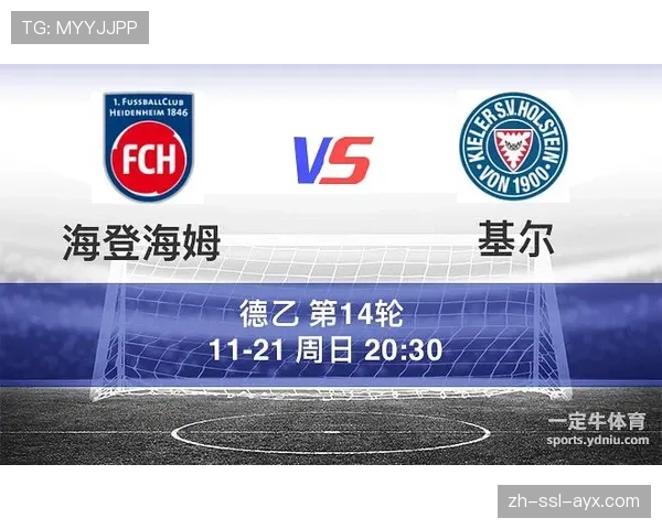 海登海姆3-2击败基尔高士丁，替补前锋贡献绝杀进球